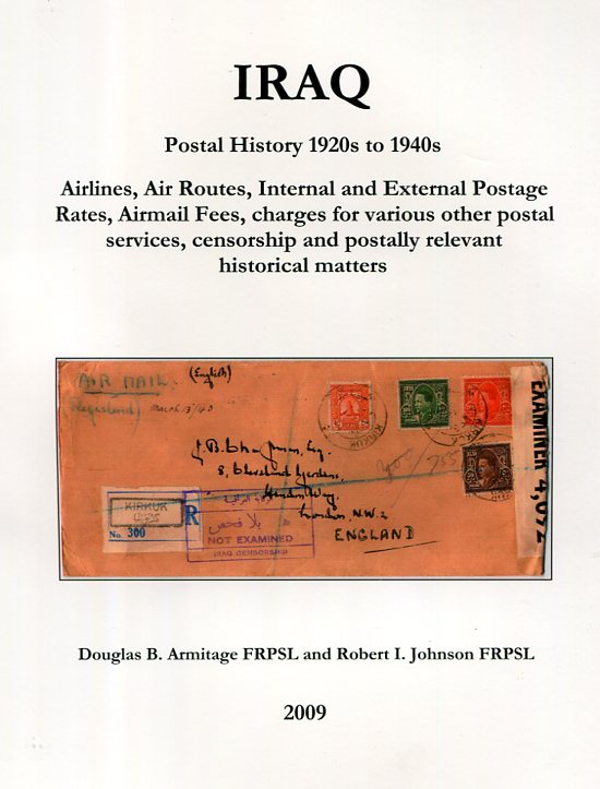 Iraq Postal History by Armitage & Johnson 2009 BalkanPhila