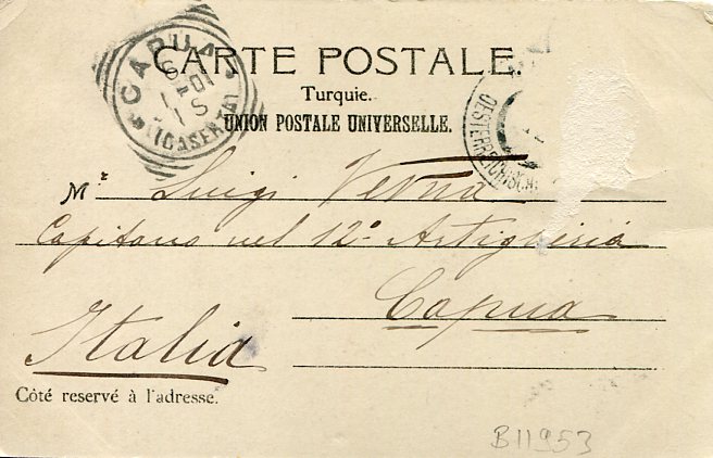 1909 Greece Metelin Lesbos Postcard - Image 2