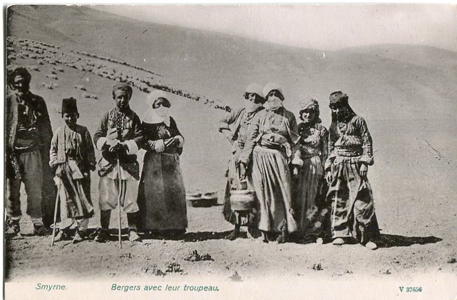 1907 Austria Levant Izmir to Lesbos Postcard