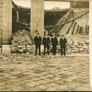 1922 Turkey Ruins of Smyrna HMS Calap