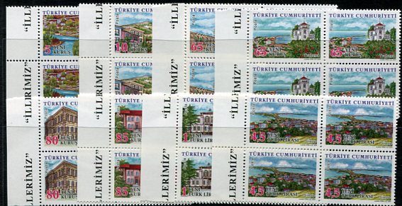 2007 Turkey Provinces B4 Set **