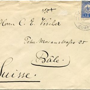 1912 Turkey Urfa Cover to Switzerland