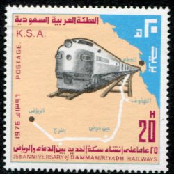1977 Saudi Arabia Dammam Riyadh Railway NHM