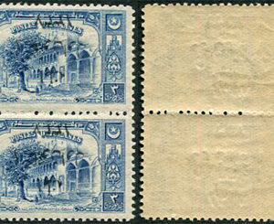 1921 Turkey Adana 3pi NHM Error Pair