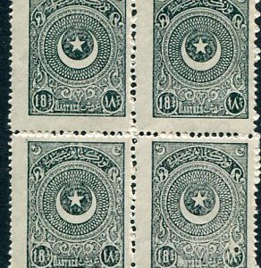 1923 Turkey Star&Crescent 18 3/4pi Block