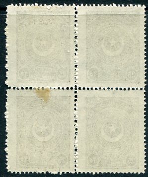 1923 Turkey Star&Crescent 25pi Block - Image 2