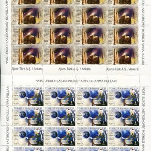 2009 Turkey Europe Cept Astronomy Sheetlet **