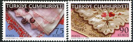 2009 Turkey Traditional Art Embroidery NHM Set