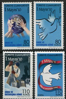 2010 Turkey Labour Day NHM Set