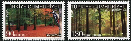 2011 Turkey Europa Cept Forests **
