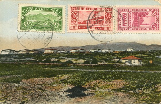 1928 Syria Alexandretta Iskenderun Postcard