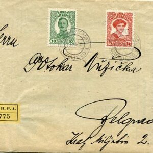 1918 Bosnia Sarajevo Registered to Serbia