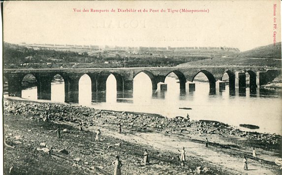 Diyarbakir Turkey Dicle Bridge Postcard