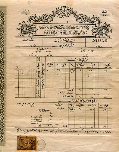 1898 Turkey Land Registry Document - Image 4
