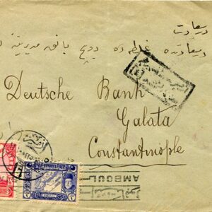 1919 Turkey Izmir 16 Censored Cover RR