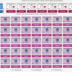 2012 Turkey Men Women Equality Sheets