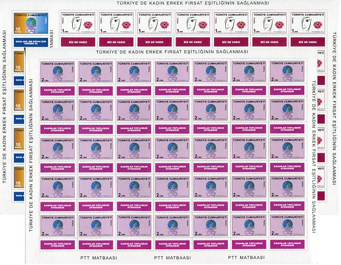 2012 Turkey Men Women Equality Sheets