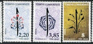 2013 Turkey Calligraphy Alif NHM Set