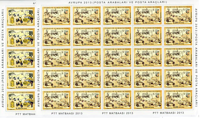 2013 Turkey Europa Cept Sheet