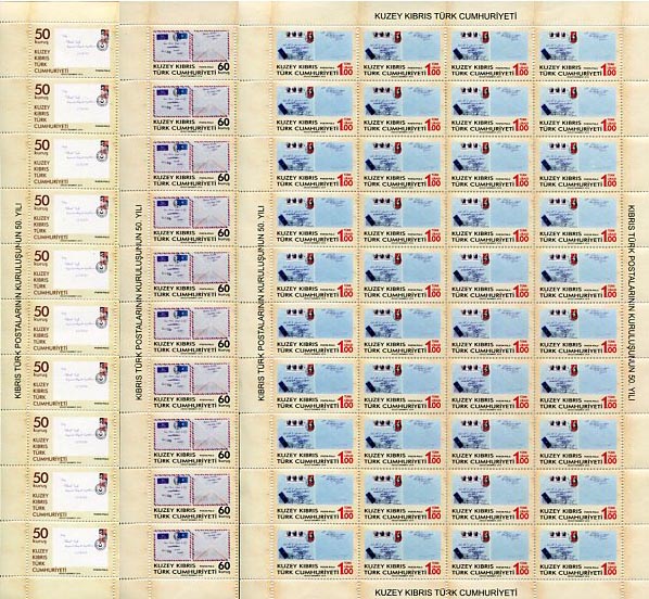 2014 Turkish Cyprus Post Sheet