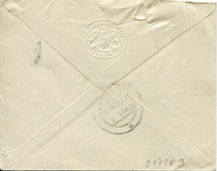 1922 Iraq 1a Official OHMS Cover to Baghdad - Image 2