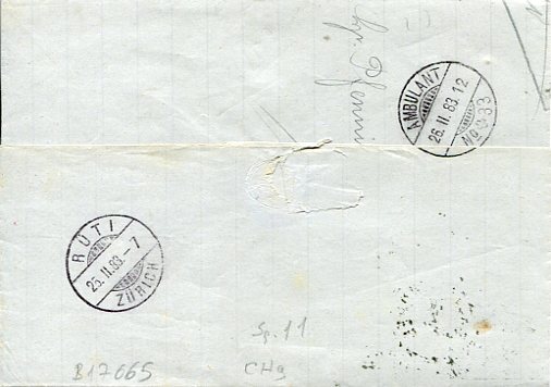 1883 Austrian Levant Istanbul to Switzerland - Image 2