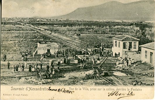 1905 Austria Levant Alexandrette Postcard