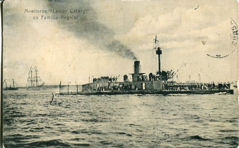 1908 Romania Galati Royal Yacht to Izmir