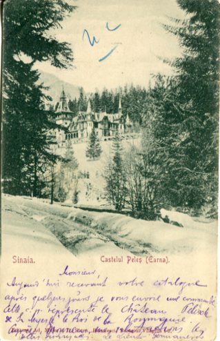 1902 Romania Sinaia Mangalia to France