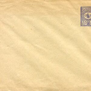 1902 Turkey 1pi Foreign Use Postal Envelope