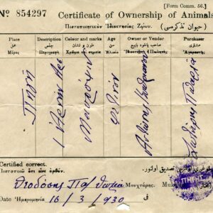 Cyprus PIGIS Mukhtar Seal