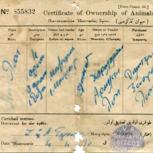 Cyprus Famagusta LYSSI Mukhtar Seal