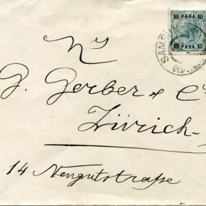 1900s Austria Levant Samsun to Switzerland