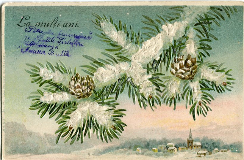 1906 Romania Barlad Greetings Card - Image 2