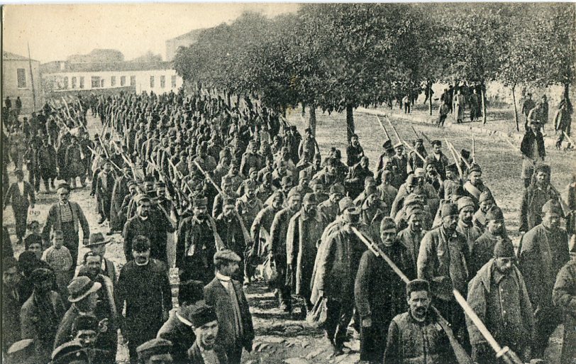 1913 Bulgaria Balkan War Turkish PoWs to France
