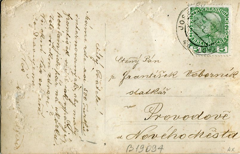 1912 Austria Turkey Balkan War Josefov to Provodov - Image 2