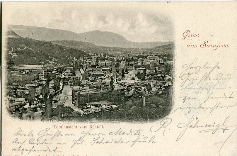 1898 Bosnia Austria Military Sarajevo to Trieste