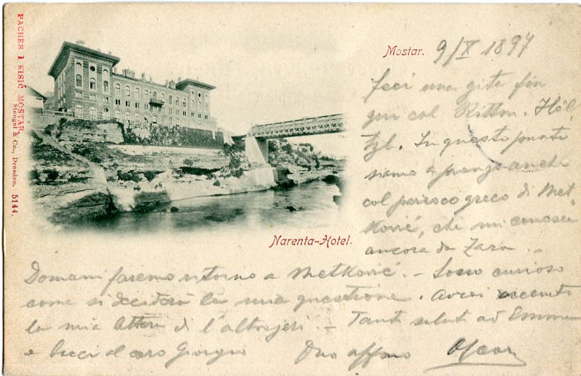 1897 Bosnia Austria Military Mostar to Trieste