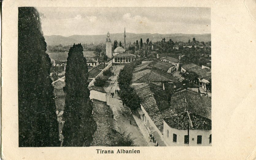 1918 Albania Tirana Austrian Military Postcard