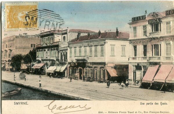1905 Turkey Izmir Quay Huck Hotel