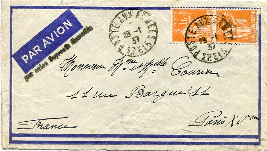 1937 Lebanon SP615 Secteur 600 Cover