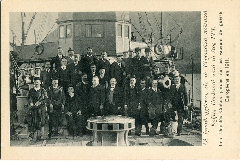 Greece Crete Deputies on Ship 1911