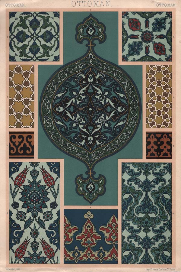 Ottoman Iznik Tile Designs – BalkanPhila