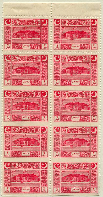 1922 Turkey Parliament 3pi Error B10
