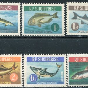 1964 Albania Fish NHM Set