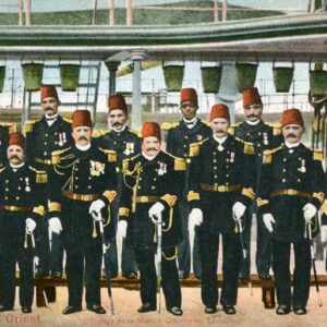 1912 Egypt Ottoman Marine Postcard to Switzerland