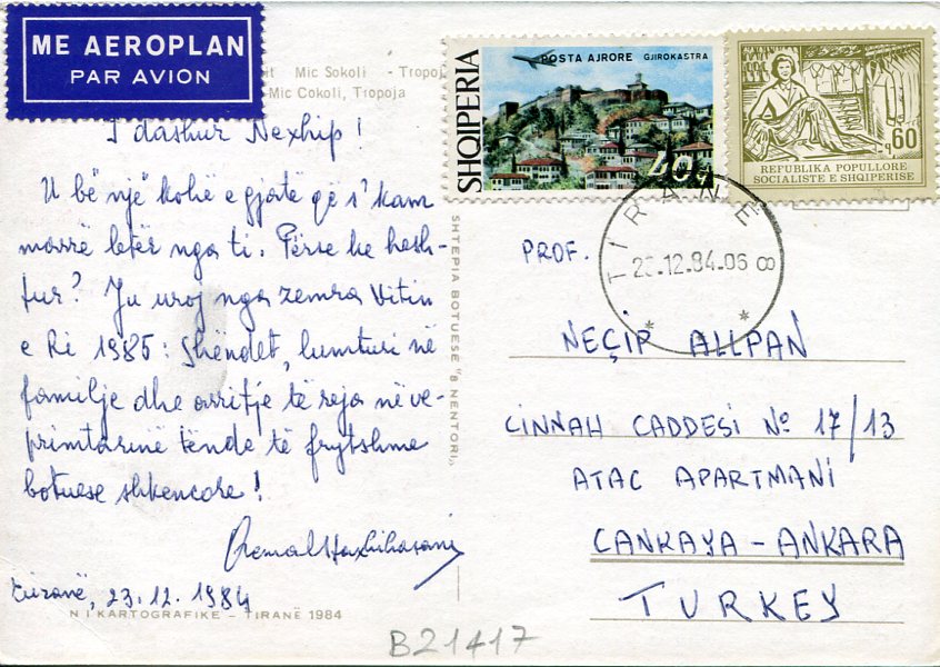 1984 Albania Tropoja to Turkey - Image 2