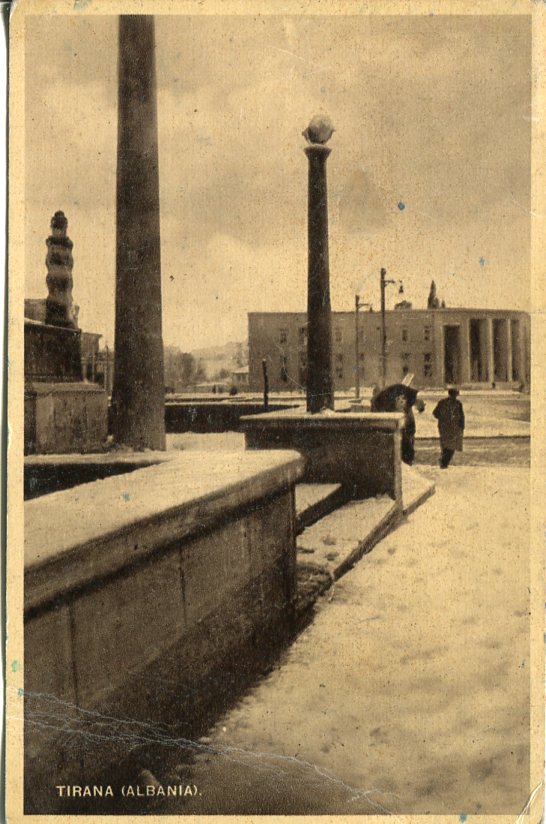 1953 Albania Korce Tirana Postcard