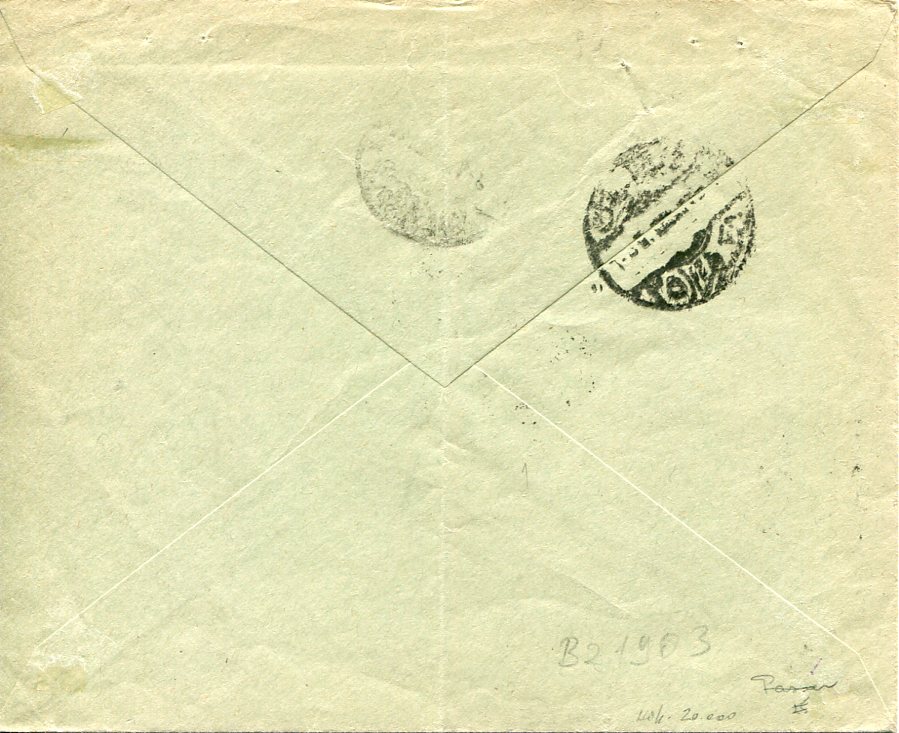 1924 Turkey Istanbul 3pi Parliament Cover - Image 2