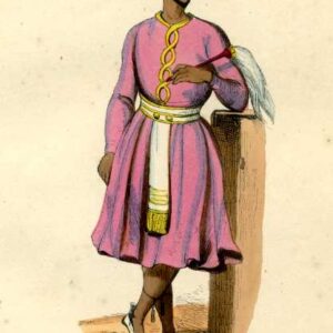 Calcuta Groom India 1844 Gravure